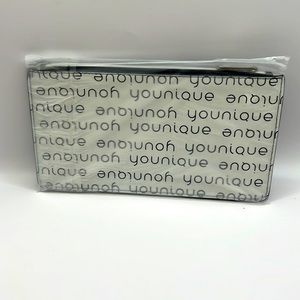 Younique | Black & White Zip Makeup Bag-new in packaging